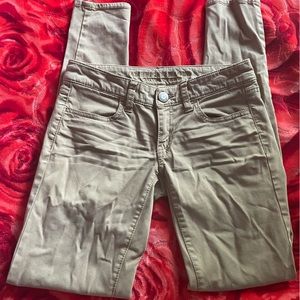 American eagle khaki jeans